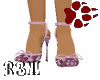 Pink Patchwork heels