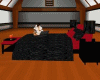BLACK AND RED BED