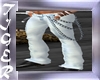 Pantalon cuero blanco cb