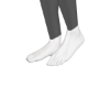 white latex toe socks