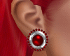 E* Red Eve Earrings