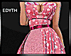 E | Floral Pink Dress