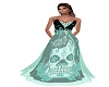 Teal S&S Gown