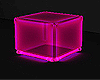 Pink Neon Cube