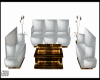 GHDB White/Gold Couches
