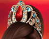 Queen Tiara + Brown Hair