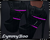 *CBP Black Pink Boots