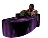 Purple & Green Chaise