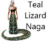 Teal Lizard Naga Tail