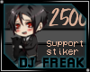 2500 SUPPORT STICKER