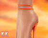 Orange Bandana Heels