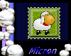 sheep lamb stamp
