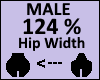 Hip Scaler 124% Male