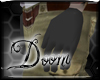 [D] Black Tat Gloves M