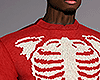 Skeleton Red Sweater