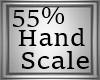`BB` 55% Hand Scale