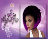 Tess Hair Black Purple