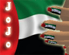 [JoJo] UAE flag nails