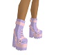 pastel chessy boots