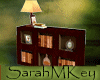 Cube/Bookshelf/and/Lamp