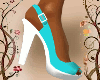 {L4} blue heels