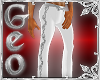 Geo Dress Pants white