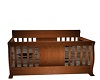 teddy bear wood crib