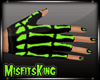 Skeleton Glove Green V2