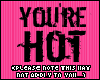 WORDS-YOU'RE HOT