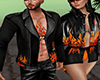 couples flame Jacket*M