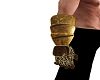 gold armour gloves