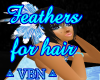 Feathers for hair deriva