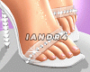 Lavine White Sandals
