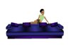 (Dru( Blue Purple Sofa 2