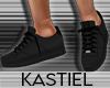 K| Black Sneakers
