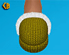 Gold Knit Slippers F drv