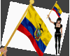 Hold Flag Ecuador HF