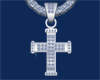 Diamond Necklace w Cross