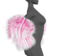 PINK-WHITE ARM FUR