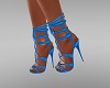 Strappy Sandals - Blue