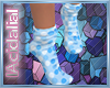 ♉|Cute blue socks