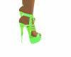 green elegant shoes
