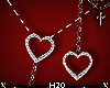 Necklase Heart Silver