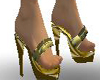 Golden sandals