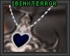 [B] Blue Heart Necklace