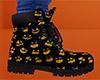 Halloween Faces Boots M