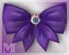 AM:: Eye Hair Bow Purple