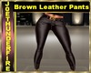 F/Brown Pants Leather