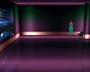 purple/green/gold  room