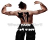 NEW: back wolf tat